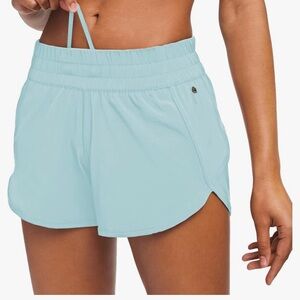 Women's Light Blue Athletic Shorts